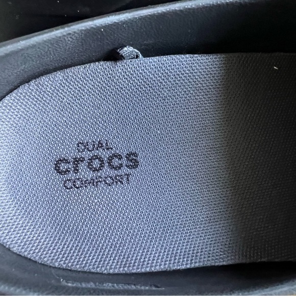 Crocs On the Clock Work Slip On Clogs Slip Resistant Black Size W 9 - Picture 10 of 11